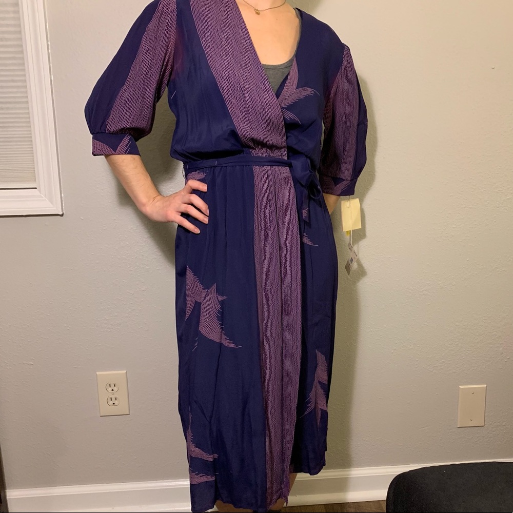 [ Vintage ] NWT Deadstock 80’s Wrap Dress